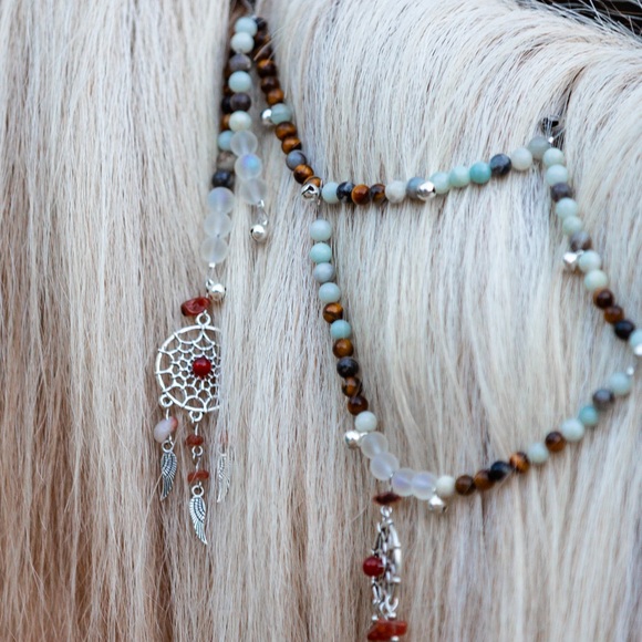 AZTEC Rhythm mane beads set for horses/ponies, trail beads, speed beads, tack - Picture 13 of 13